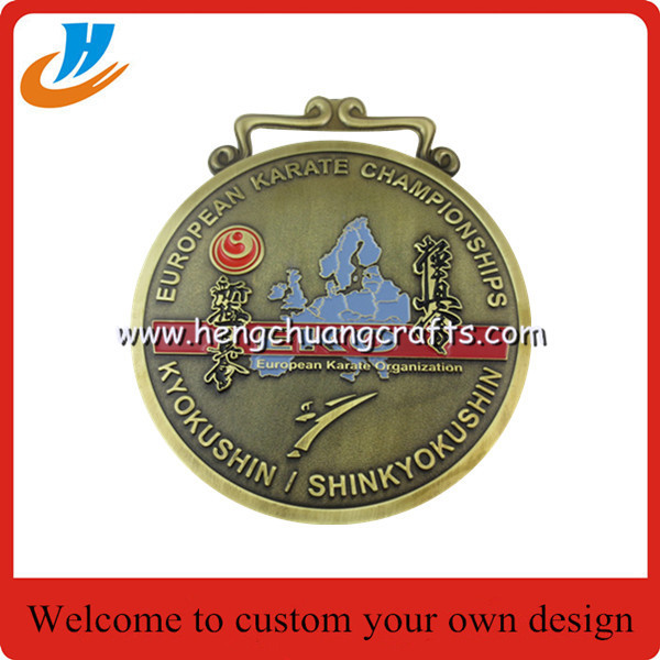 Die Cast 3D Raised horse Medals, Die casted embossed horse metal medallions
