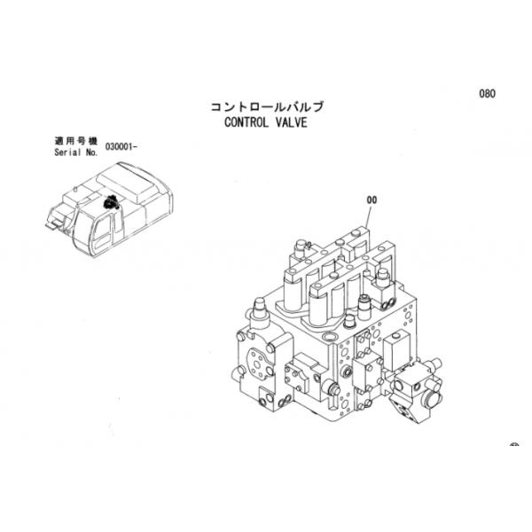 Модулирующая лампа 4433970 клапана экскаватора ZX350LC-3 Belparts гидравлическая главная