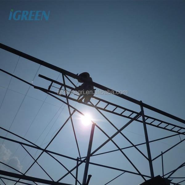Multi-Span Agricultural Greenhouses Hot Climate Cover with 150/200micron Plastic Film