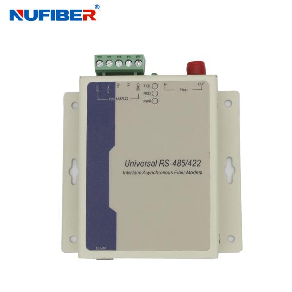 RS485 Rs422 To Fiber Converter SM Bidi 20km Support 5V DC power input