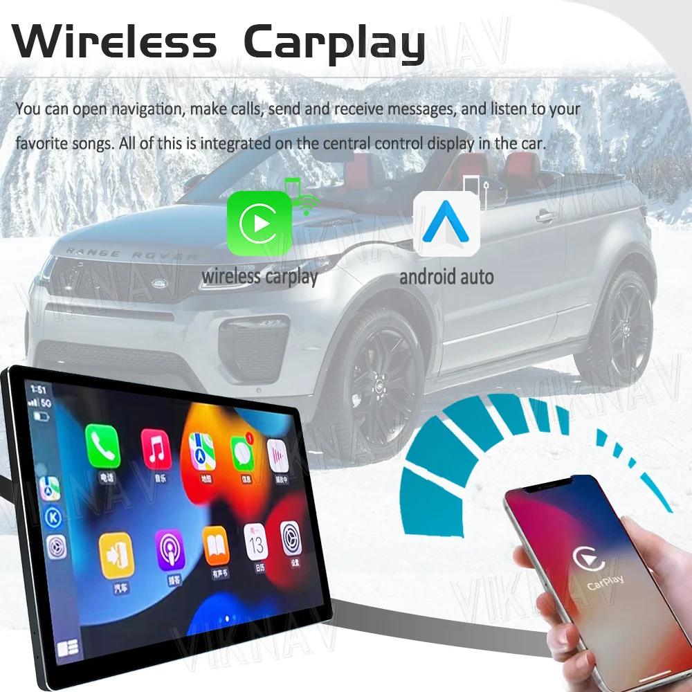 13.1 дюймовое авторадио для Android для Range Rover Vogue L322 V8 2002-2012 Главное устройство GPS навигация сенсорный экран Carplay