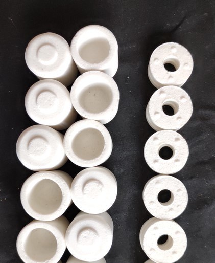 Molded Low Sulfur Low Carbon Ceramic Crucible 776-247 for Industrial Applications