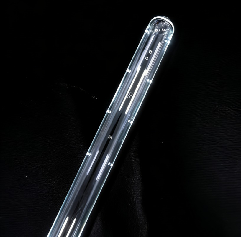 Ozone Free Clear Quartz Pipe Custom Processing Services Bending Cutting Welding