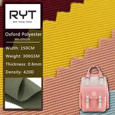 Do poliéster de nylon da sarja 420D de 100% tela tecida impermeável do plutônio de Oxford