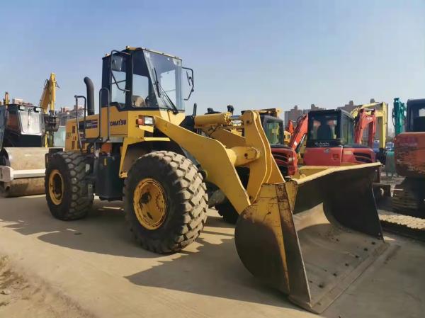 WA 320-3 Komastu Used Wheel Loaders Used Payloader Comfortable Driving