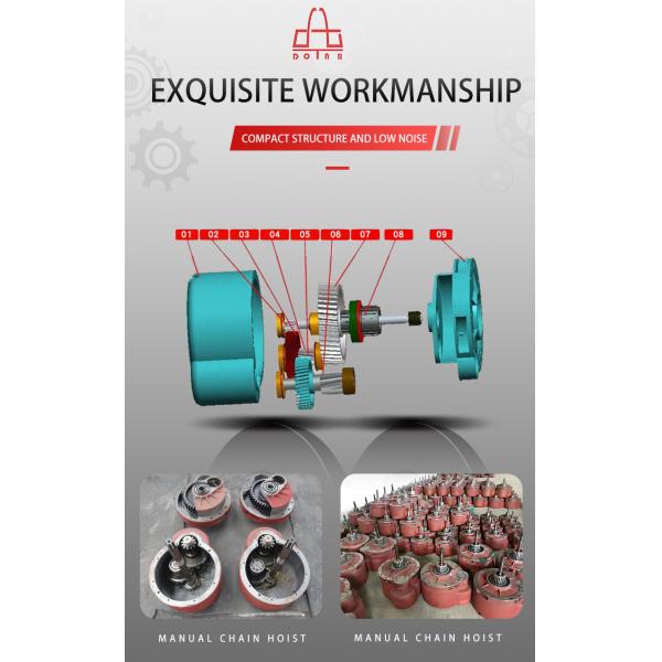 45C Steel Electric Hoist Gear Box Reducer Core Part For Construction