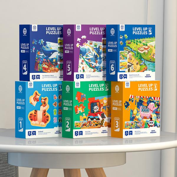 Panda Juniors Level Up Puzzles Educational Toys For Boys And Girl Level 5 My Hobbies