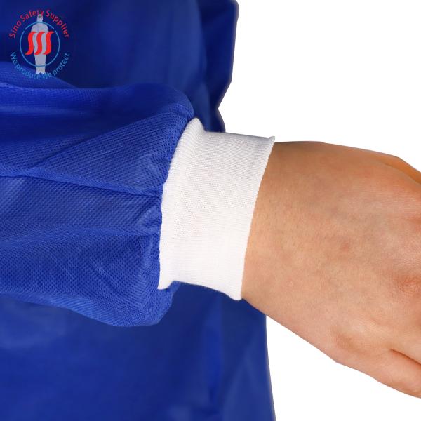 35gsm PP Medical Isolation Gowns Long Short Sleeves Hospital Non Woven Disposable Gown