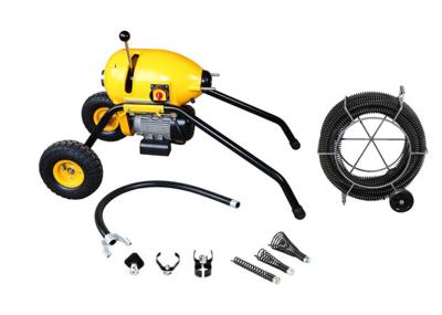 Hongli S200 Electric Sectional Cable Drain Cleaning Machine With Wheels