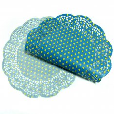 Personalized party Blue Cake Cup Decorative Cupcake Wrappers for weddings