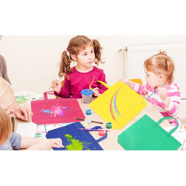 Canvas Grocery Shopping Bags Handles - Cloth Grocery Tote Bags - Reusable Shopping Grocery Bags - Organic Cotton