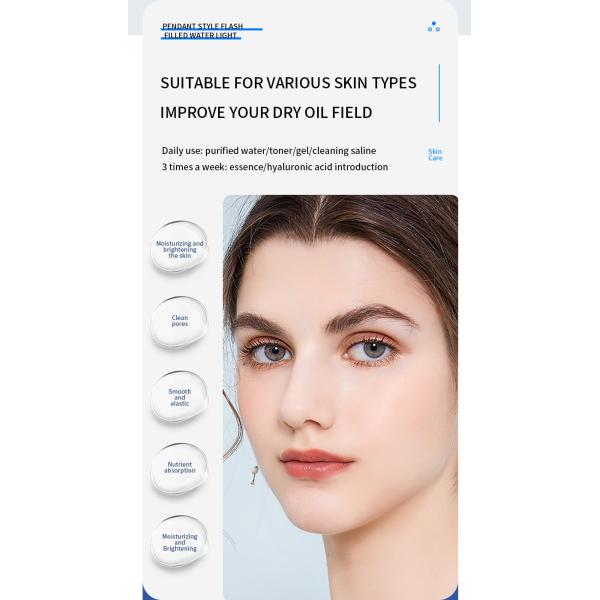 Portable 2 in 1 Deep Skin Cleansing Bubble Generator High Pressure Oxygen Sprayer Jet Peel Facial Machine