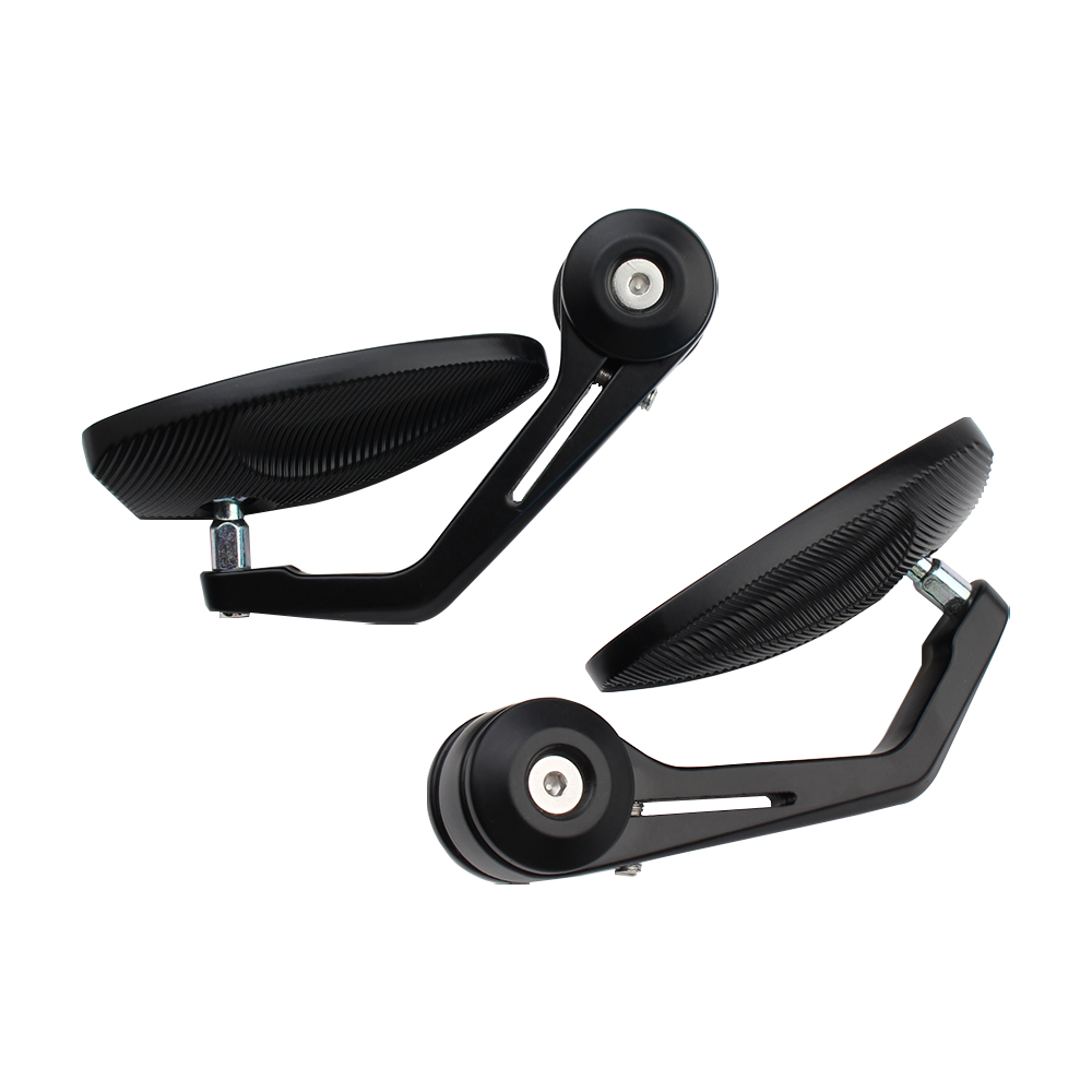 Blue Mirror Oval Handle Mirror Motorcycle Rearview Mirror Motorcycle Universal Accessories Motorcycle Modification Parts