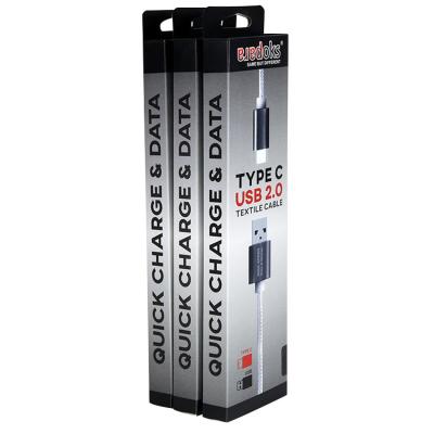 OEM Paper Box Mobile Phone Cable Connection USB Data Line Box Packaging