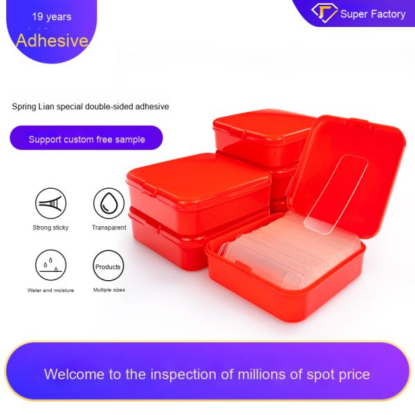 Hot Sale Wholesale Couplet Special Double-Sided Tape Transparent DIY Spring Festival Couplets Fu Character Adhesive Paper Film