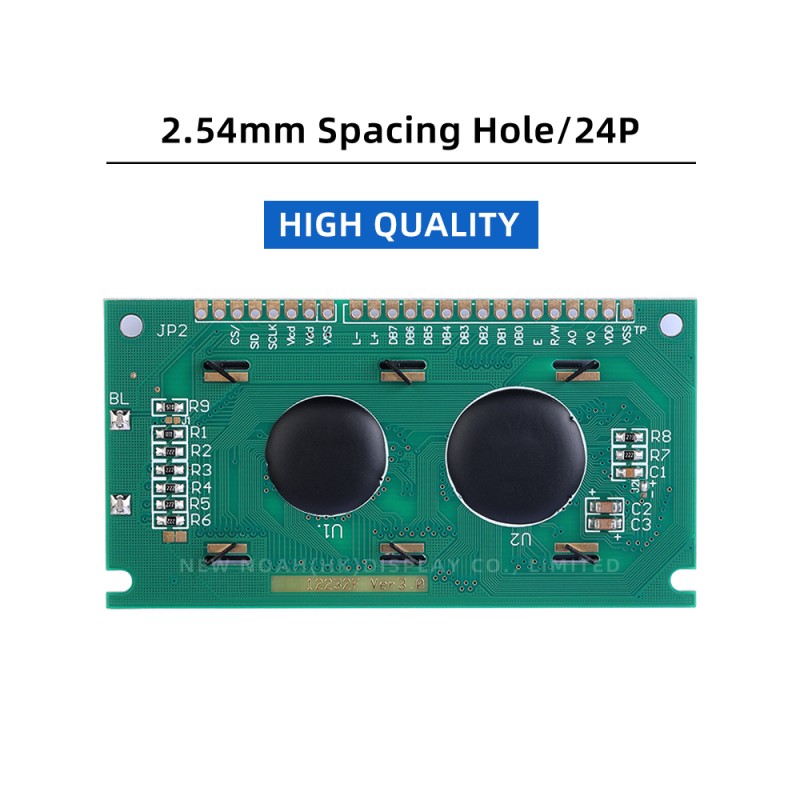 Grey Film 12232F LCD Screen Module 122*32 Character Dot Matrix Screen Controller ST7920 Voltage 5V 3.3V