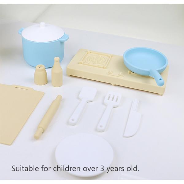 Factory New Arrival Pretend Play Set Kitchen Toys Montessori Education Silica Gel Kitchen Silicone Toy