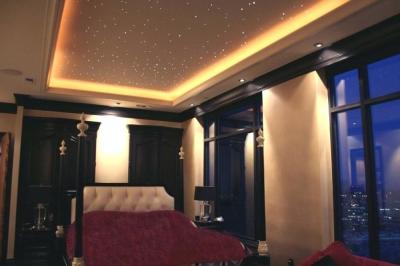 32W Fibre Optic Star Ceilings Twinkle Fiber Optic Starlight Headliner Kit For Home Decor