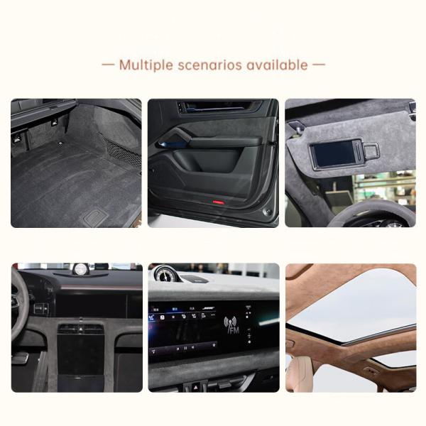 Peel-and-Stick Faux Suede - Removable Adhesive for Car Dashboards & Craft Projects & Furniture Makeovers (60cm Width, 10 Colors)
