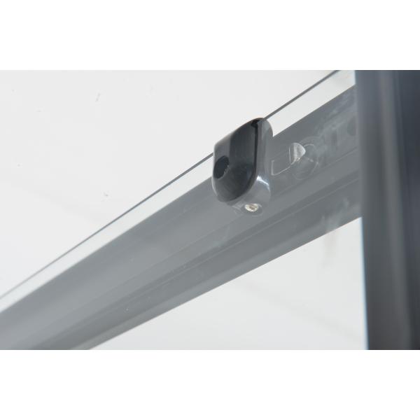 Customizable Bathroom Shower Enclosures with Black Aluminum Frame and 5mm Tempered Glass