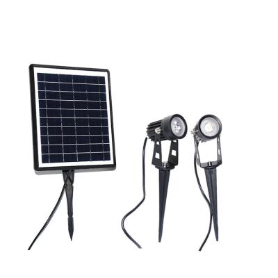 Aluminum Solar Powered Garden Spotlights Low Voltage 5W IP65 Waterproof