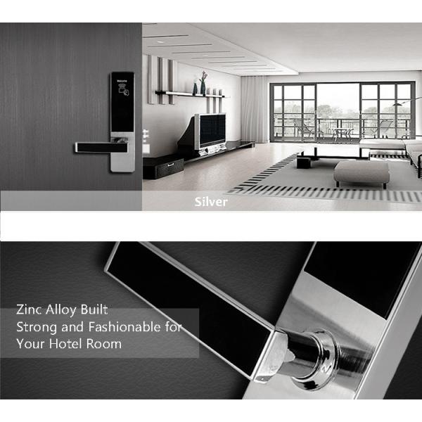 IC Card Bedroom Electronic Front Door Lock Super Convenience 310 * 72mm