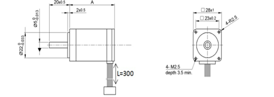 Участок 2 Stepper мотора 57MM гибрида Nema 23 1,8 принтер степени высокоскоростных 3d используя