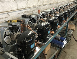 2.0m cold sandwich dessert showcase with back sliding glass door