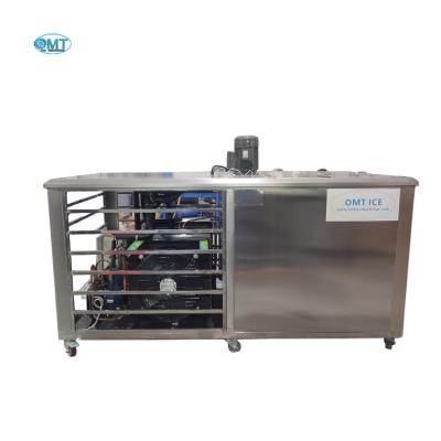 Máquina de hielo de bloque de fácil mantenimiento para la construcción y refrigeración de hormigón