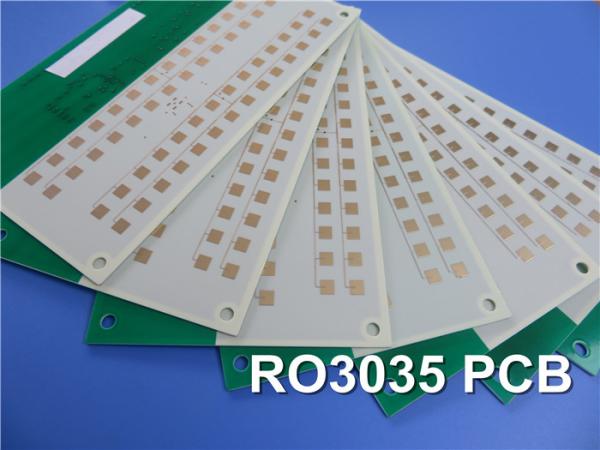 Rogers RO3035（laminates） PCB 2-layer 20mil with Immersion Silver work for Automotive radar applications