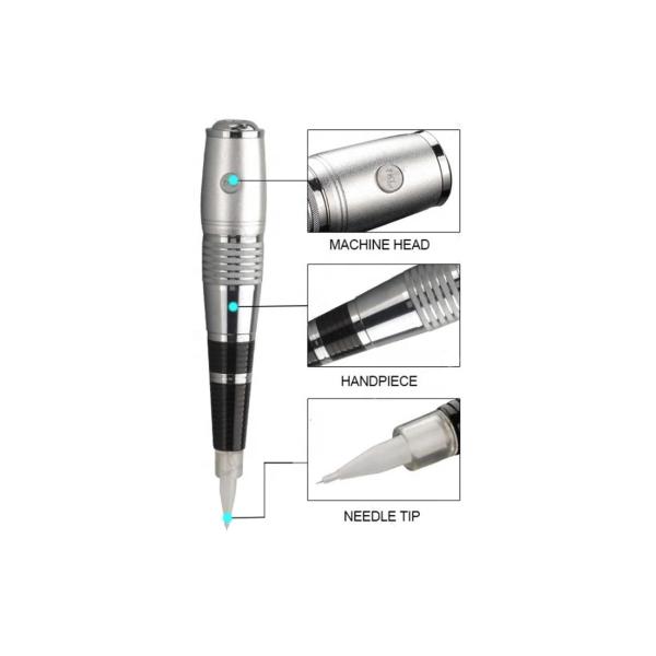 Stainless  Steel Electric Pen Eyebrow Tattoo Permanent Makeup Machine With 5 Speed