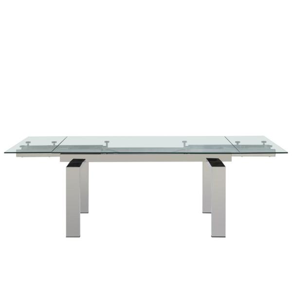 Fashion  Living room Furniture  Western Style  Tempered Glass Dinning Table Sets
