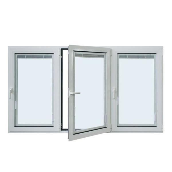 Stainless Steel Screen Netting Upvc Casement Window Frame American Style Triple Glazed