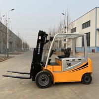 Mini Electric Forklift feito sob encomenda 5 Ton With Pneumatic Tyre Wheel