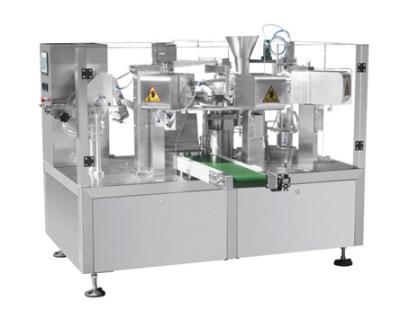 Vertical Premade Bag Packing Machine Zip Lock Pouch Machine 45pcs/Min