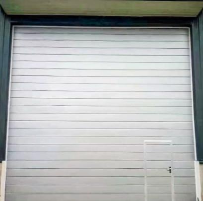 50mm-80mm Thickness Insulated Sectional Garage Door Commercial Optional Ventilation Powder Coated Finish