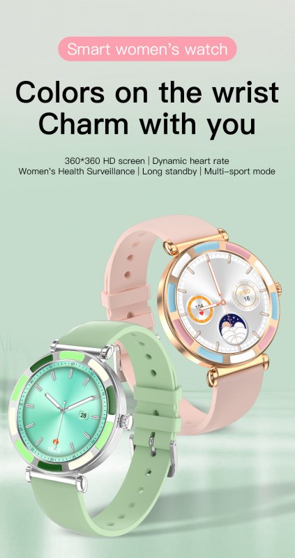Women Smart Watch Sport Fitness BT Call Digital Smartwatch mujer Heart Rate Monitor