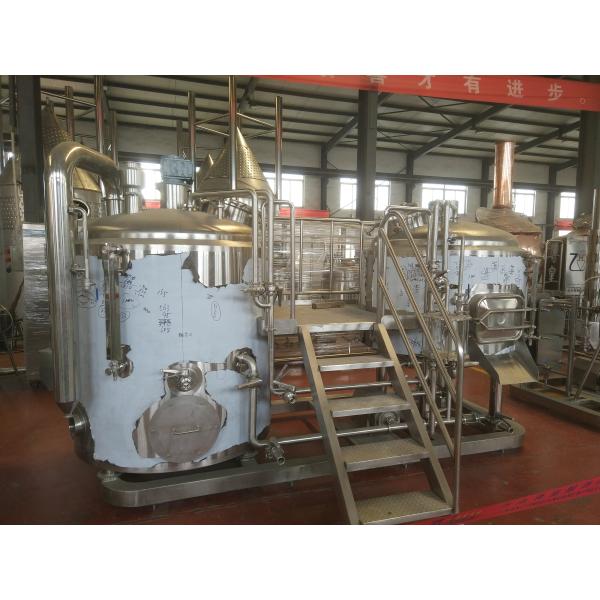 5000L SS304 Micro Beer Brewing Equipment Electrical Steam Heating