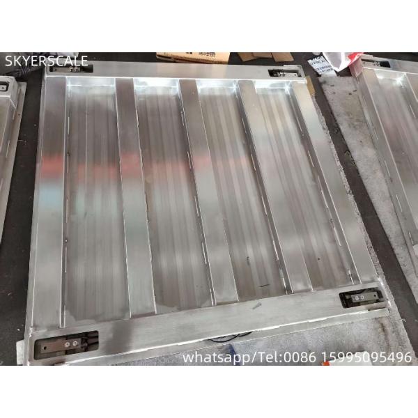 304 Stainless Steel Electronic Platform Weighing Scale 1mx1m 3 Ton Floor Scale