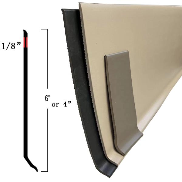 Flexible Waterproof PVC Baseboard Moulding with Payment Term 30% Deposit 70% Balance