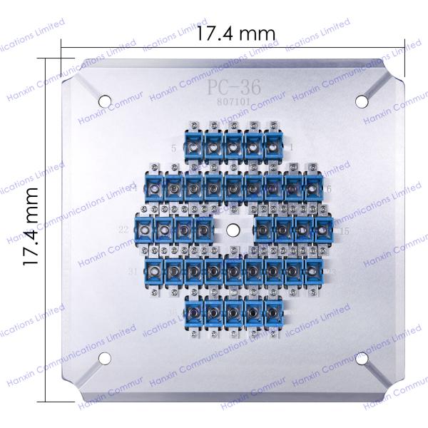 36 Holes Fiber Optic Fixtures Biggest Capacity For SCPC Connector Polishing