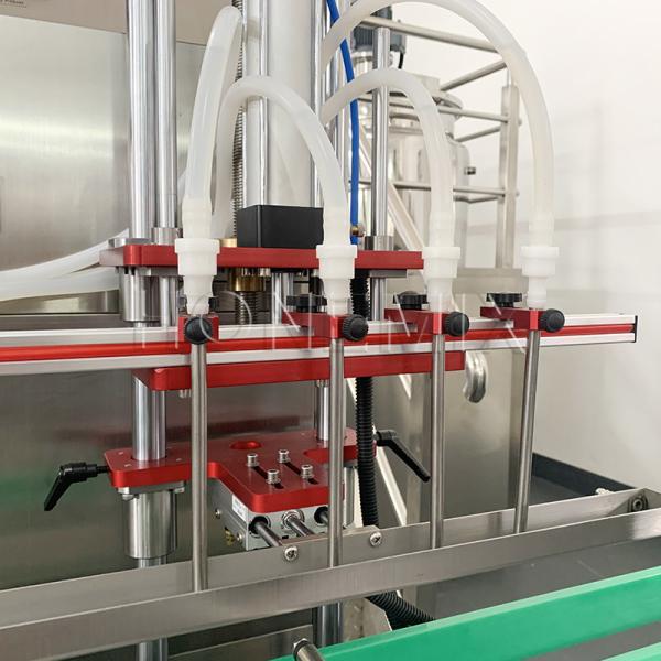 Automated Liquid Filling Machines 1600W Spray Bottle Filler 4 Heads