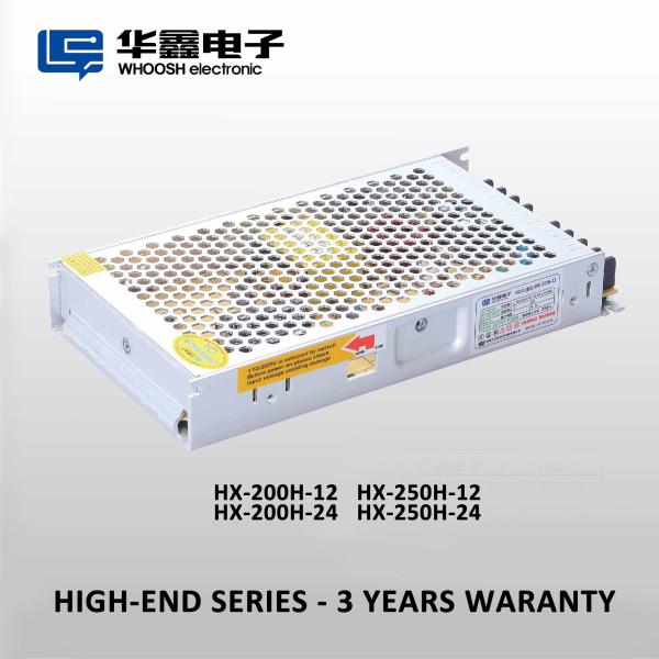 IP20 Indoor 16.7A Switching Mode Power Supply 200W 12V LED Strip Driver