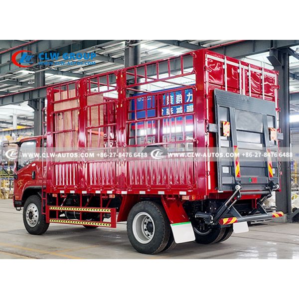 FAW Tiger VH 4x2 Stake-Side Cargo Truck with Yuchai 130HP Engine, Removable Stake Body & 10 Ton Payload for Agriculture
