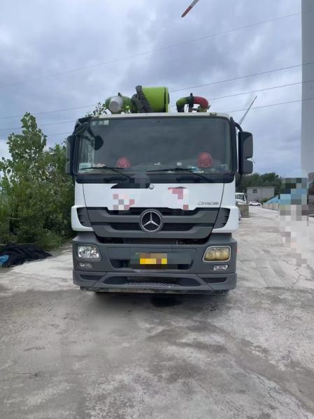 A 63-meter concrete pump truck of Zoomlion Heavy Industry installed with Mercedes-Benz chassis for sale in 2019