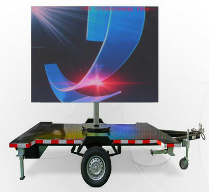 P6 P8 P10 Mobile Led Screen Advertising Trucks SMD 3535 High Contrast Ratio