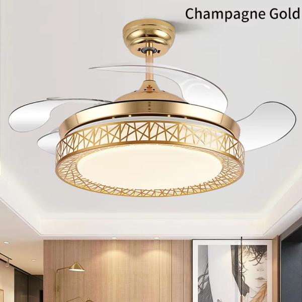 72W 500mm Ceiling Fan Light , 42 Ceiling Fan With Light And Remote