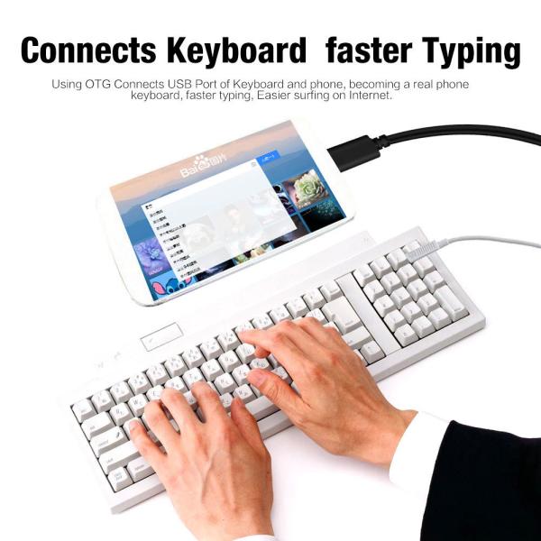 USB 3.1 Type C - USB A メス OTG ケーブルアダプター 5Gbps