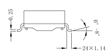 3500V rms Isolation Transformer LP6004NL Gigabit 10/100/1000M 24 Pins SMD XFMR