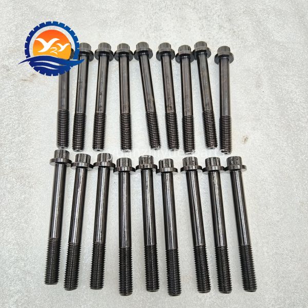 4hk1 Cylinder Head Bolts/screw for Isuzu 4hk1 Engine Head Screw 8-97077638-0 8970776380 for Hitachi Excavator